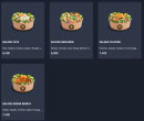 Menu Kebab World - Les salades