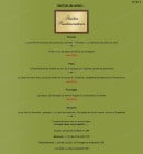 Menu Auberge de Contrevoz - Le menu parfums de saison