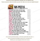 Menu le petit fournil - Les pizzas suite 