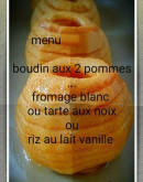 Menu Les glycines - Un exemple de menu