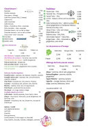 Carte et menu de Des Jus et des Jeux à Amberieu en Bugey — Les boissons chaudes et fraiches
