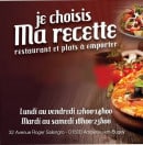 Carte et menu Je choisis ma recette Amberieu en Bugey