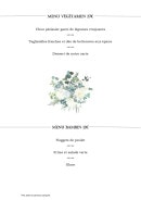 Menu Les Caudalies - Le menu végétarien, menu bambin