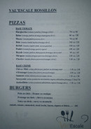 Menu Val'Escale - Les pizzas et burgers
