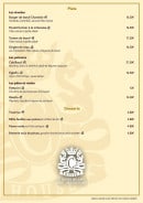 Menu C House - Plats