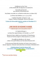 Menu Le Saint Laurent - Les suggestions suite et viandes