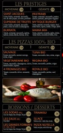 Menu Pizzaiolo - Les pizzas page 3