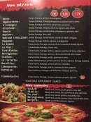 Menu Le Croustilaon - Pizzas et salades