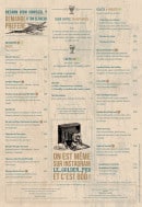 Menu Le Golden Pub - Les fromages, desserts, glaces...