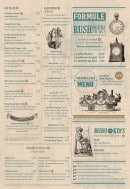 Menu Le Golden Pub - Les poissons, salades, burgers...