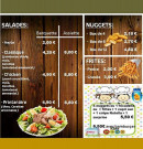 Menu O'45 - Les salades, nuggets et frites