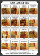 Menu Restaurant Anatolie - Les asiettes