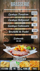 Menu Sun Burger - Les brasseries et accompagnements