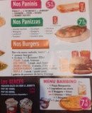 Carte et menu de Chrono Pizza à Bohain en Vermandois — Les paninis, burgers et glaces,...