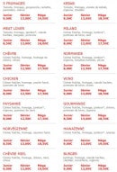 Carte et menu de Pizza Wino à Fere en Tardenois — Les pizzas suite