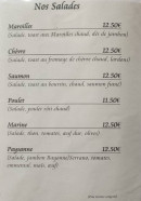 Carte et menu de Estaminet Tio't Nes't à Nouvion et Catillon — Les salades