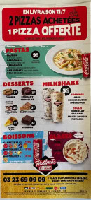 Carte et menu de Pizza Hotimes à Chateau Thierry — Menu 5