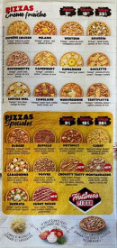 Carte et menu de Pizza Hotimes à Chateau Thierry — Menu 3