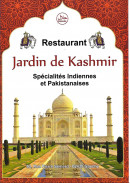 Menu Jardin de Kashmir - Carte et menu Jardin de Kashmir, Gauchy