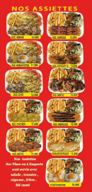Menu Grill Anatolie - Les assiettes