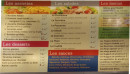 Menu LE SPACE - Assiettes, salades, menus et desserts