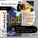 Menu L'Evenement - Un exemple de menu du jour