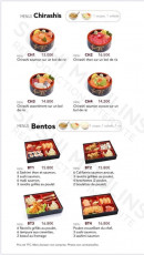 Menu Sushi Moulins - Les menus chirashis et menus bentos