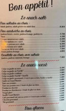 Menu Le Moderne - Exemple de  menu