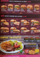Menu Mac Burger - Les burgers et assiettes
