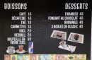 Menu Best - Boissons et desserts 