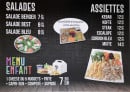 Menu Best - Salades et assiettes 