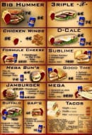 Menu Chicken Street - Les tacos, formules fromages...