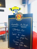 Menu Le 15 - Exemple de menu