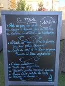 Menu Auberge du Bocage - Exemple de menu