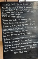 Menu Le Relais Saint Fiacre - Exemple de menu