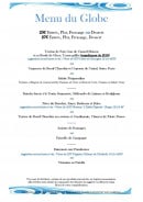Menu Le Globe - Le menu du globe
