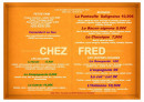 Menu Chez Fred - Les petites faim, salades, burgers et tartines chauds