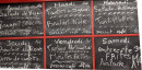 Menu Café de la paix - Exemple des menus