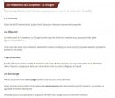 Menu Le Complexe - Information concernant la restauration
