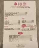 Menu O Bo Bun - Les spécialités