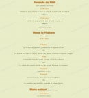 Menu Sens & Saveurs - Le menu midi et le menu filature