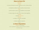 Menu Sens & Saveurs - Le menu du mont d'or et le menu dégustation