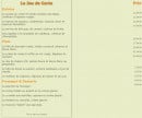 Menu Sens & Saveurs - Les entrées, les plats,......