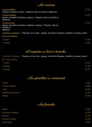 Carte et menu de Chez Jimmy's family à Chateau Arnoux Saint Auban — Les couscous, spécialités, ...