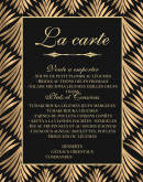 Menu L'assiette orientale - La carte