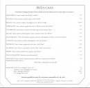 Menu Pizza Casa - Les pizzas