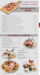 Menu Le Comptoir - Les brunch et desserts