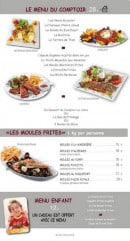Menu Le Comptoir - Le menu du comptoir, moules frites et menu enfant