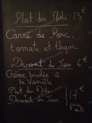 Menu Le Bouchon - L'extrait du plat du midi