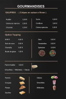 Menu Le Tokoro - Les gourmandises